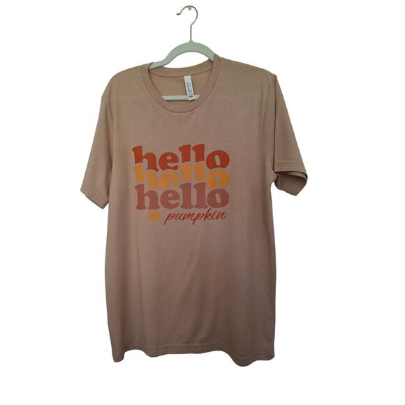 Fall Tshirt Hello Pumpkin - Picture 1 of 2